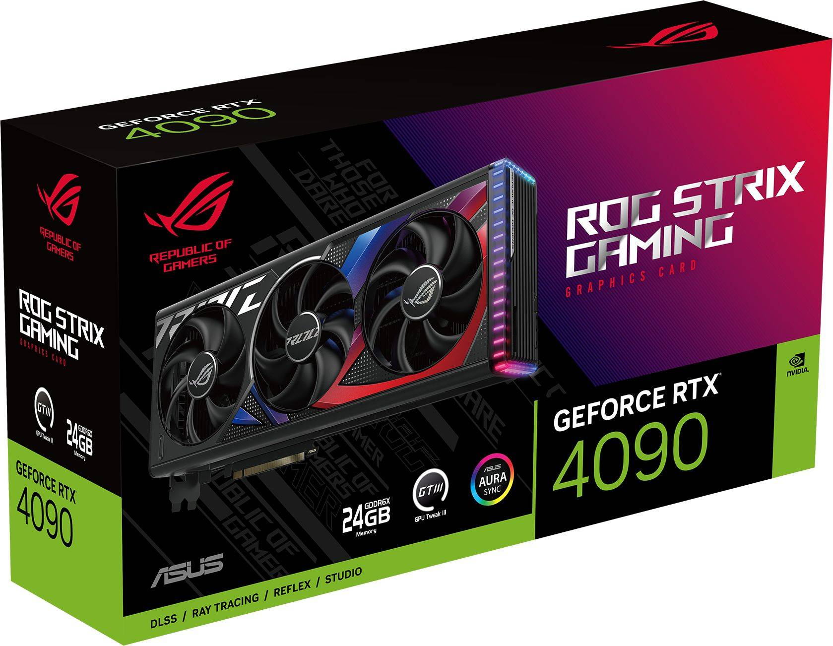 Обзор видеокарты Asus ROG STRIX RTX 4090: бескомпромиссная производительность, инновационное охлаждение и захватывающий гейминг в разрешении 4K и 8K.