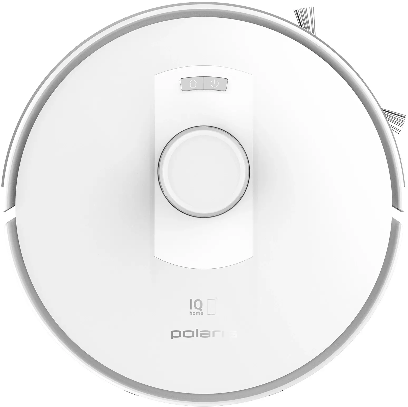 Обзор робота-пылесоса Polaris IQ Home PVCR 5003: умный помощник для безупречной чистоты вашего дома в белом и сером цвете.