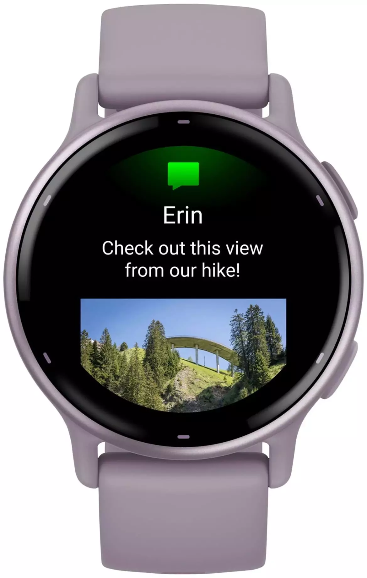Обзор смарт-часов GARMIN Vivoactive 5: стильный дизайн, расширенные функции для фитнеса и здоровья в сиреневом исполнении.