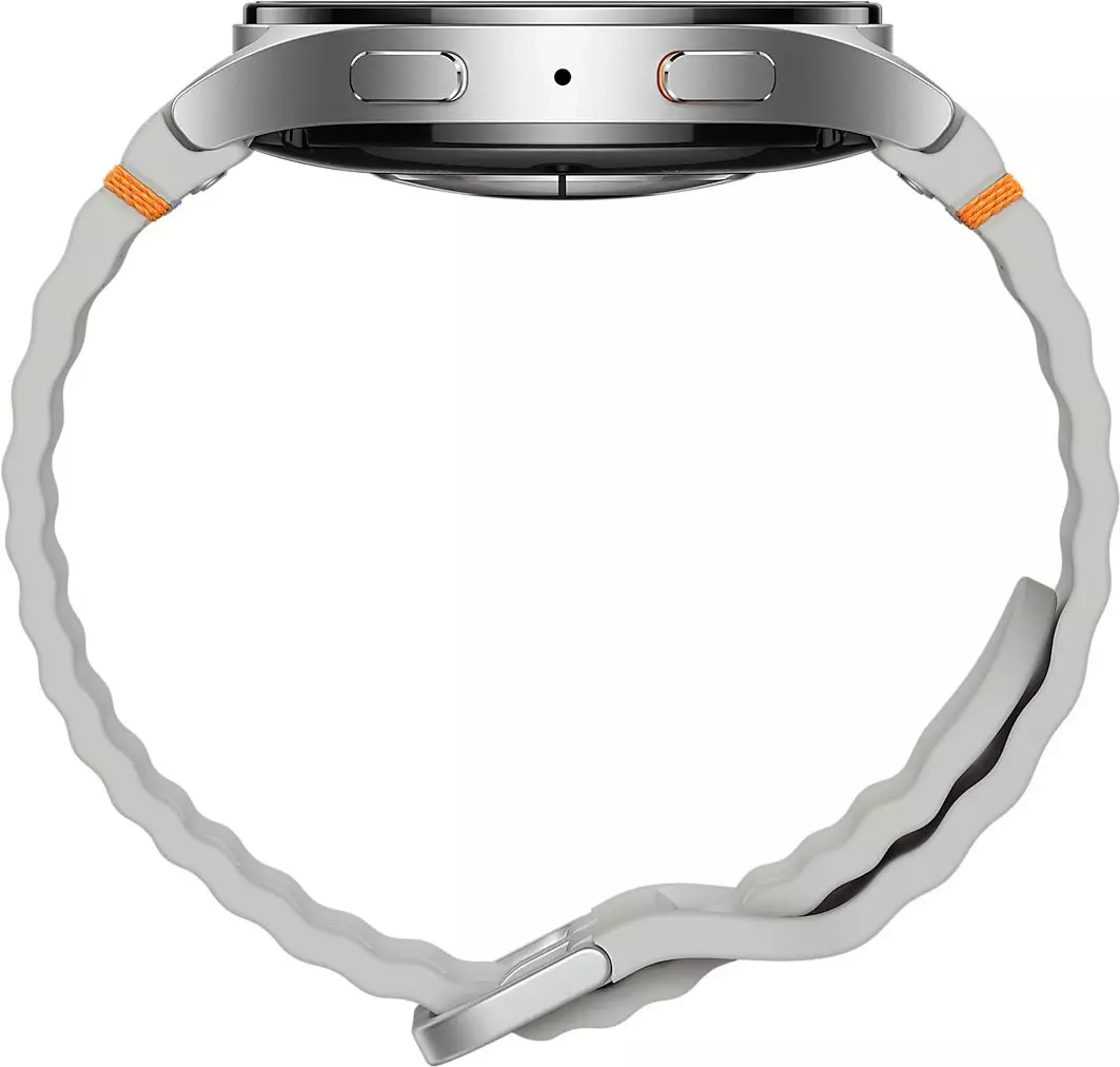 Обзор смарт-часов SAMSUNG Galaxy Watch 7 LTE: стильный дизайн, передовые функции и безупречная связь в серебристом исполнении.