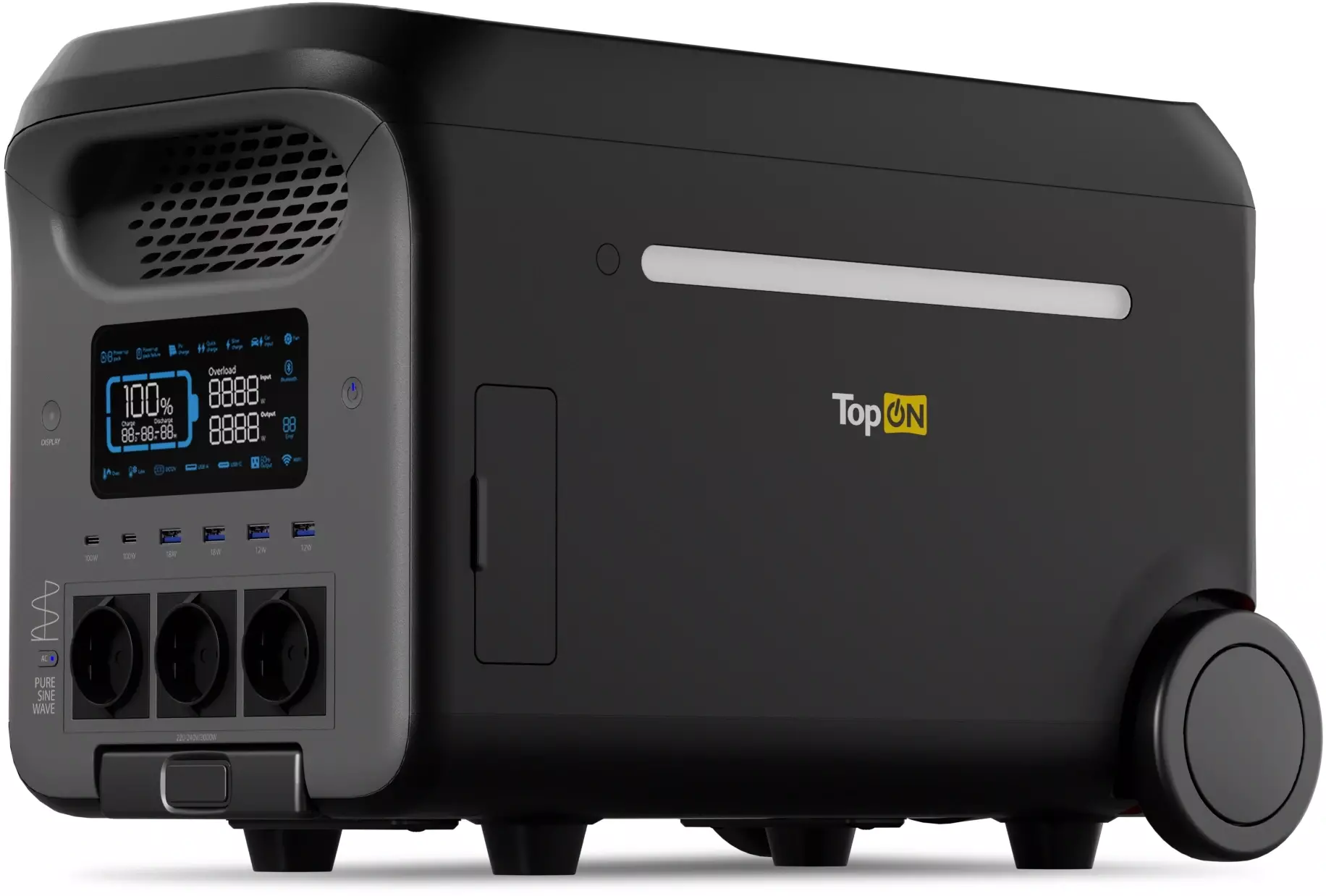 Обзор портативной электростанции TopON Home TOP-H3000: надежный источник энергии для дома и путешествий, характеристики и преимущества.