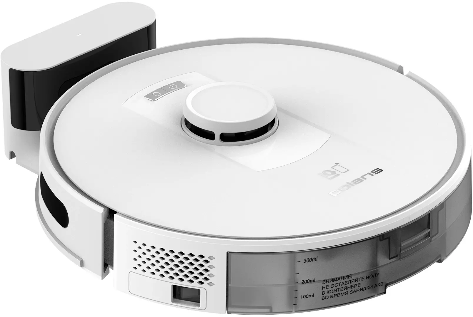 Обзор робота-пылесоса Polaris IQ Home PVCR 5003: умный помощник для безупречной чистоты вашего дома в белом и сером цвете.