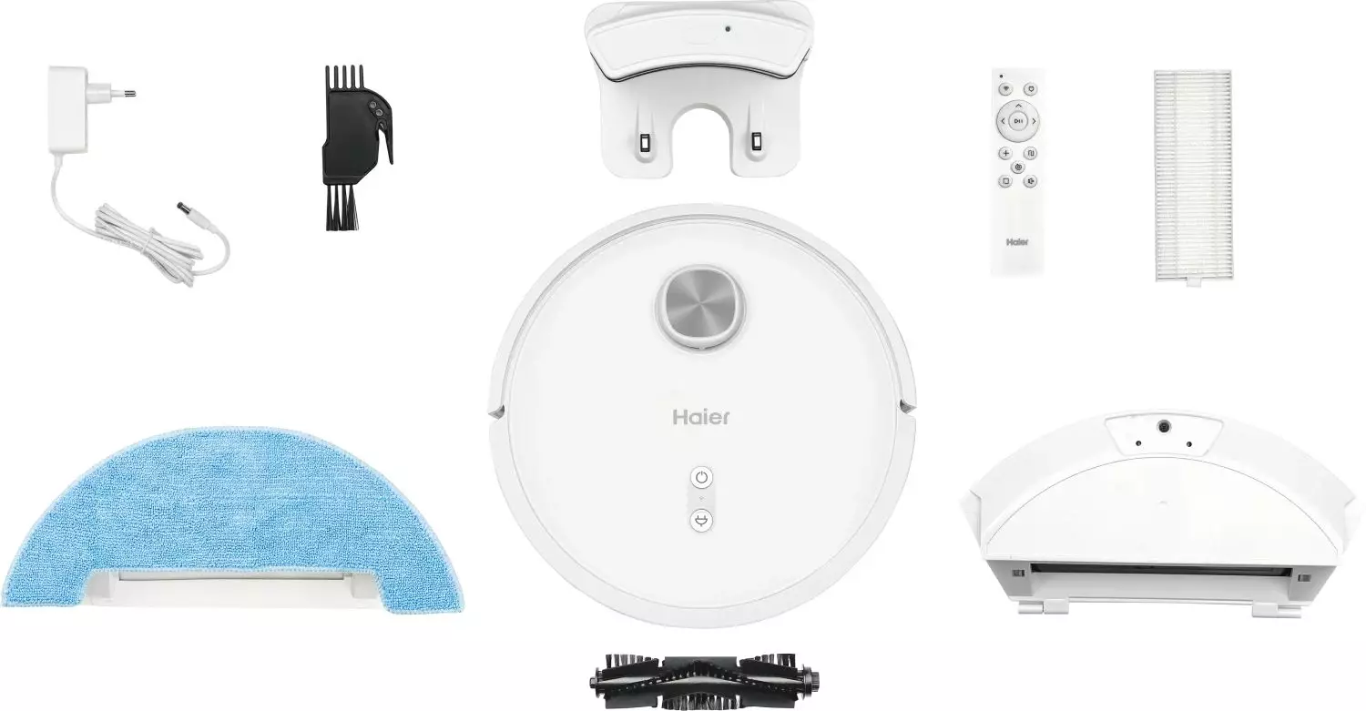 Обзор робота-пылесоса Haier HSR Care: идеальный помощник для безупречной чистоты вашего дома в белом цвете.