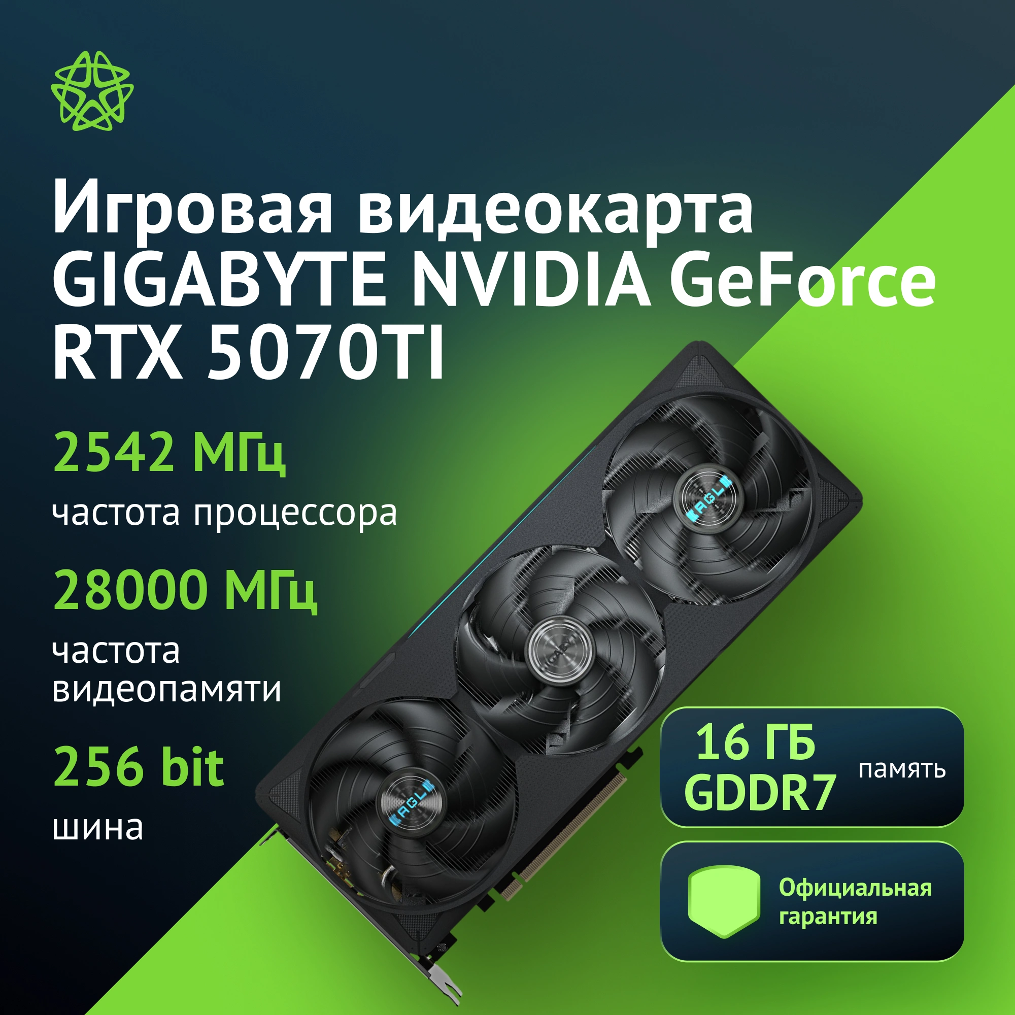 Обзор видеокарты Gigabyte GeForce RTX 5070 Ti EAGLE OC: 16 ГБ памяти, производительность и особенности модели первого поколения