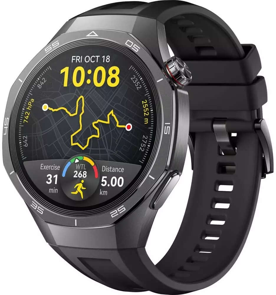 Обзор смарт-часов HUAWEI Watch GT 5 Pro Vili-B29F: флагман с титановым корпусом и продвинутыми функциями для спорта и здоровья.