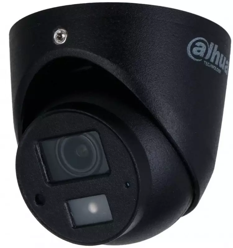 Обзор камеры видеонаблюдения Dahua DH-HAC-HDW3200GP-0360B-S5: надежная защита с фиксированным фокусным расстоянием 3.6мм в стильном черном корпусе.