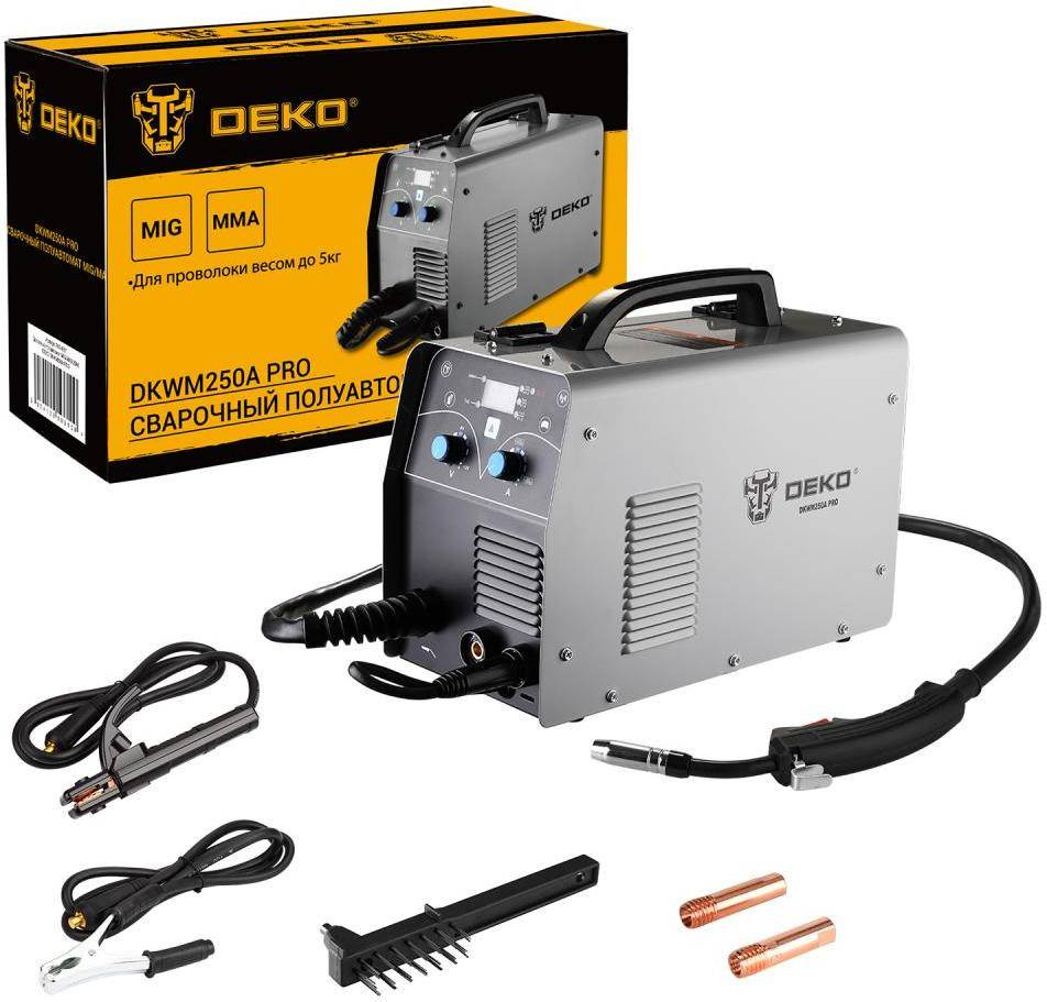 Обзор сварочного полуавтомата Deko DKWM250A: надежный инструмент для профессиональной и бытовой сварки, характеристики и преимущества.