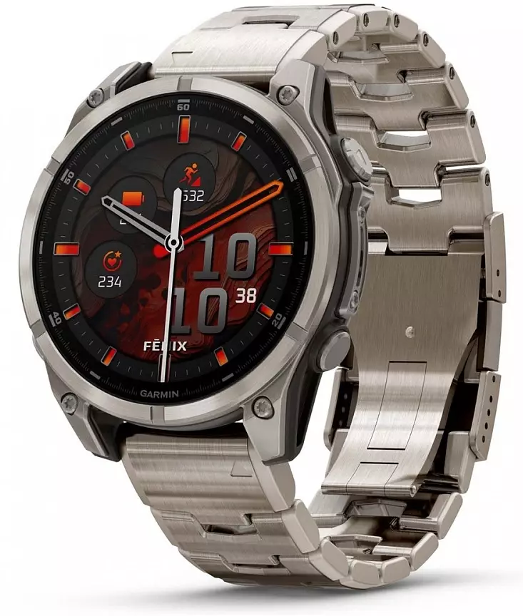 Обзор смарт-часов GARMIN Fenix 8: идеальный выбор для спорта и активной жизни в стильном сером корпусе