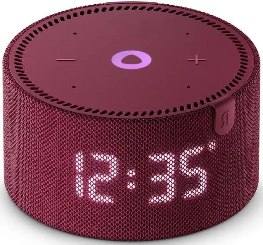 Яндекс Станция Мини с часами: Обзор умной колонки с Алисой в красном цвете