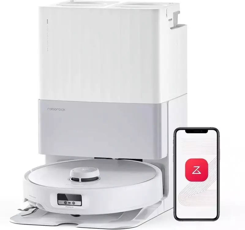 Обзор Roborock Qrevo EdgeC: Инновационный робот-пылесос для безупречной уборки и поддержания чистоты вашего дома, белый.