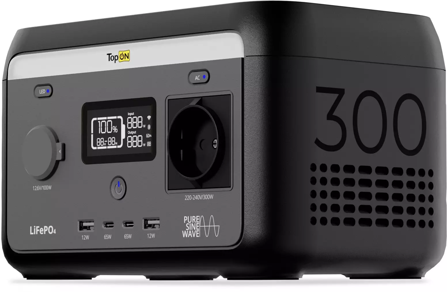 Обзор портативной электростанции TopON Home TOP-H300: надежный источник энергии для дома и путешествий, ваш незаменимый помощник.