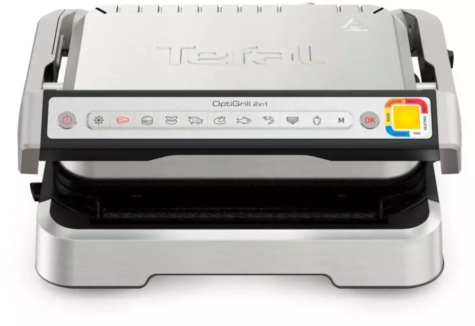 Обзор электрогриля Tefal Optigrill GC772D30: инновационный гриль для идеальной прожарки мяса и овощей в домашних условиях, серый/черный.