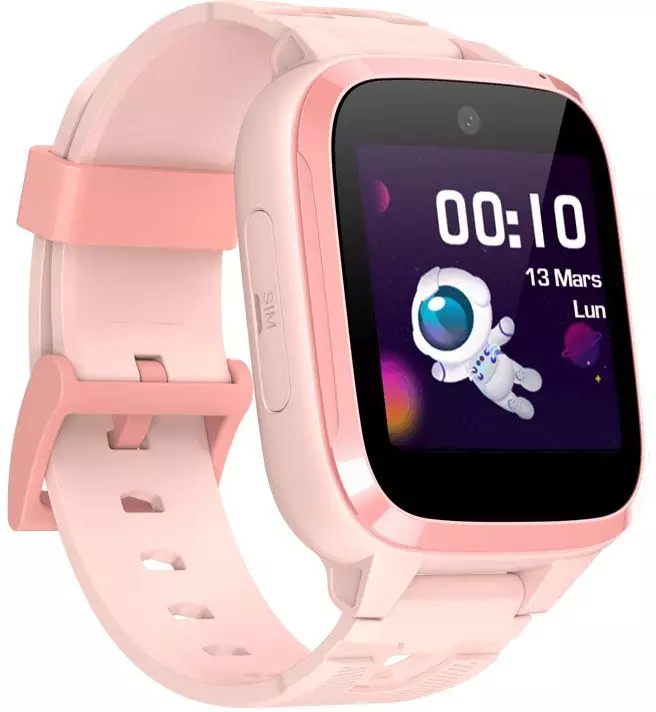 Обзор детских смарт-часов HONOR Kids Watch 4G: безопасность, связь и развлечения для вашего ребенка в стильном розовом корпусе.