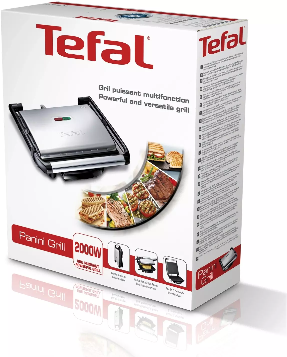 Обзор электрогриля Tefal GC241D38: стильное и функциональное решение для приготовления вкусных блюд дома в черном и серебристом цвете.