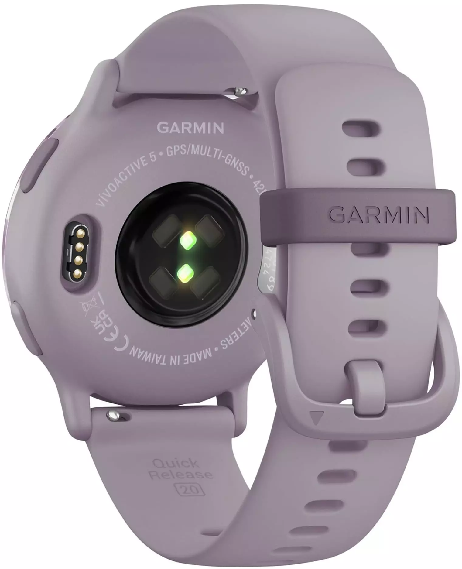 Обзор смарт-часов GARMIN Vivoactive 5: стильный дизайн, расширенные функции для фитнеса и здоровья в сиреневом исполнении.