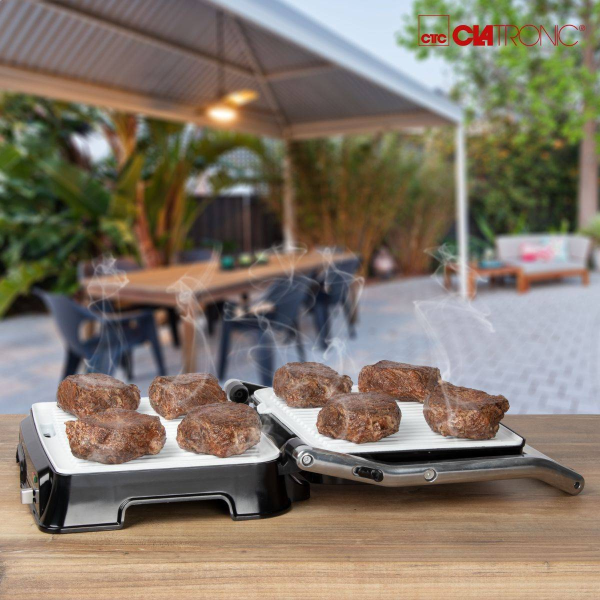 Обзор электрогриля Clatronic KG 3571: стильный и функциональный гриль для приготовления вкусных блюд дома.