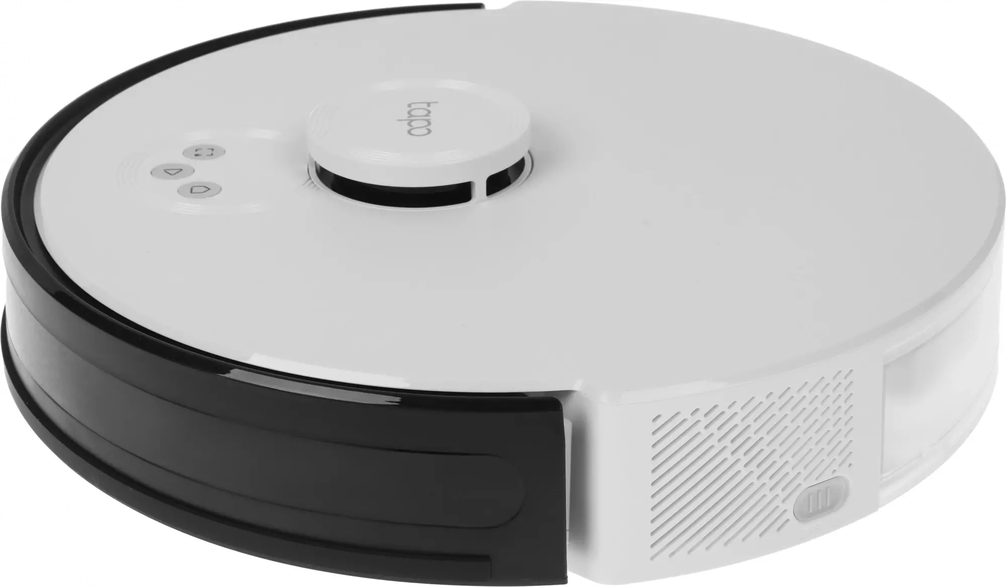 Обзор робота-пылесоса TP-Link Tapo RV30: идеальный помощник для поддержания чистоты вашего дома в белом и черном цвете.