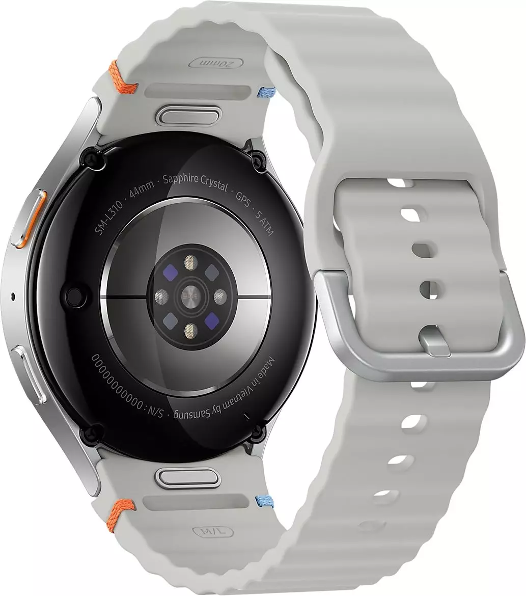Обзор смарт-часов SAMSUNG Galaxy Watch 7 LTE: стильный дизайн, передовые функции и безупречная связь в серебристом исполнении.