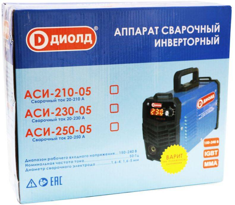 Обзор сварочного аппарата Диолд АСИ-210-05: надежный инструмент для качественной сварки в бытовых и профессиональных условиях.