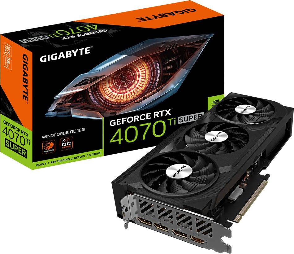 Обзор видеокарты Gigabyte GeForce RTX 4070 Ti SUPER Windforce OC: 16 ГБ памяти для требовательных геймеров и профессионалов