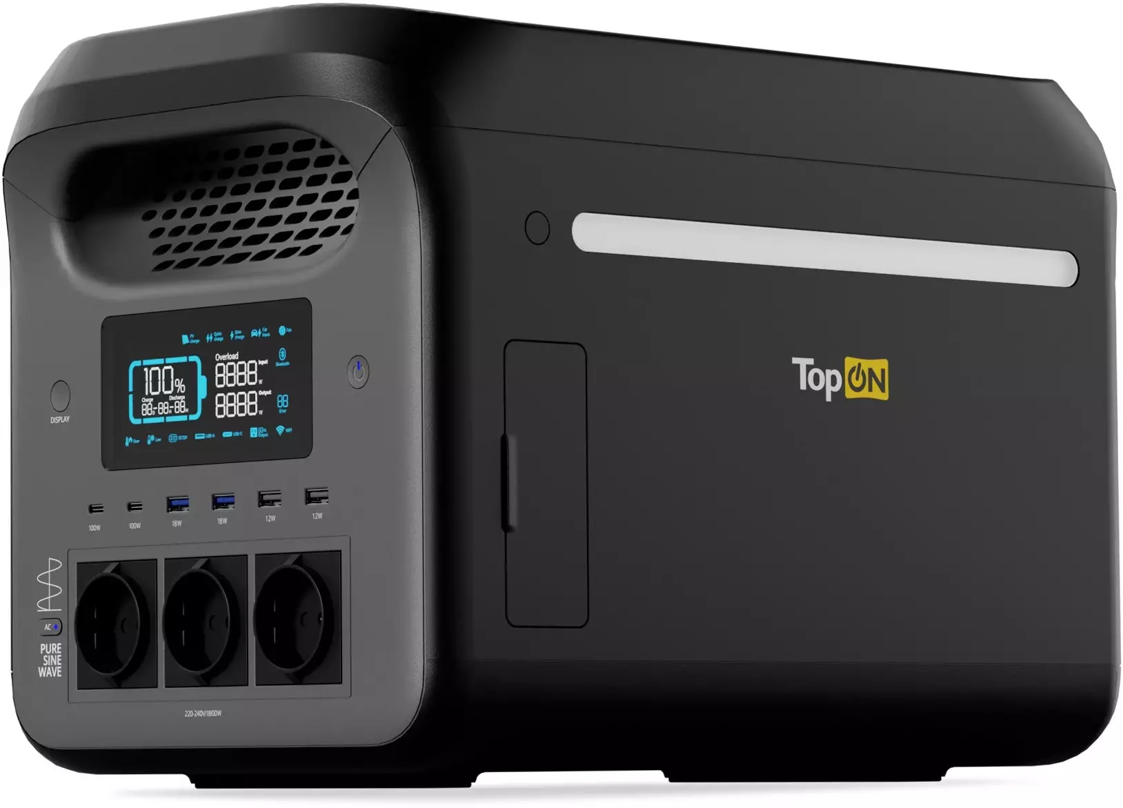 Обзор портативной электростанции TopON Home TOP-H1800: надежный источник энергии для дома и путешествий, ваш незаменимый помощник.