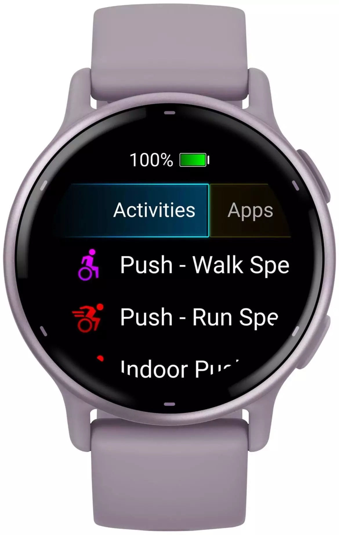 Обзор смарт-часов GARMIN Vivoactive 5: стильный дизайн, расширенные функции для фитнеса и здоровья в сиреневом исполнении.