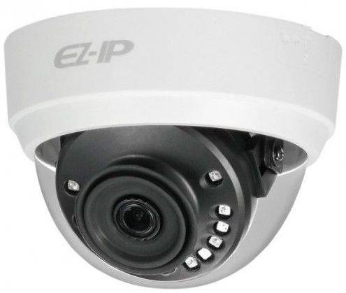 Обзор камеры видеонаблюдения Dahua EZ-IPC-D1B20P-0280B: надежная защита с фиксированным фокусным расстоянием 2.8мм в белом корпусе.