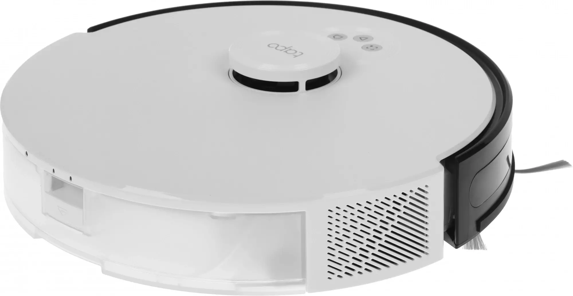 Обзор робота-пылесоса TP-Link Tapo RV30: идеальный помощник для поддержания чистоты вашего дома в белом и черном цвете.