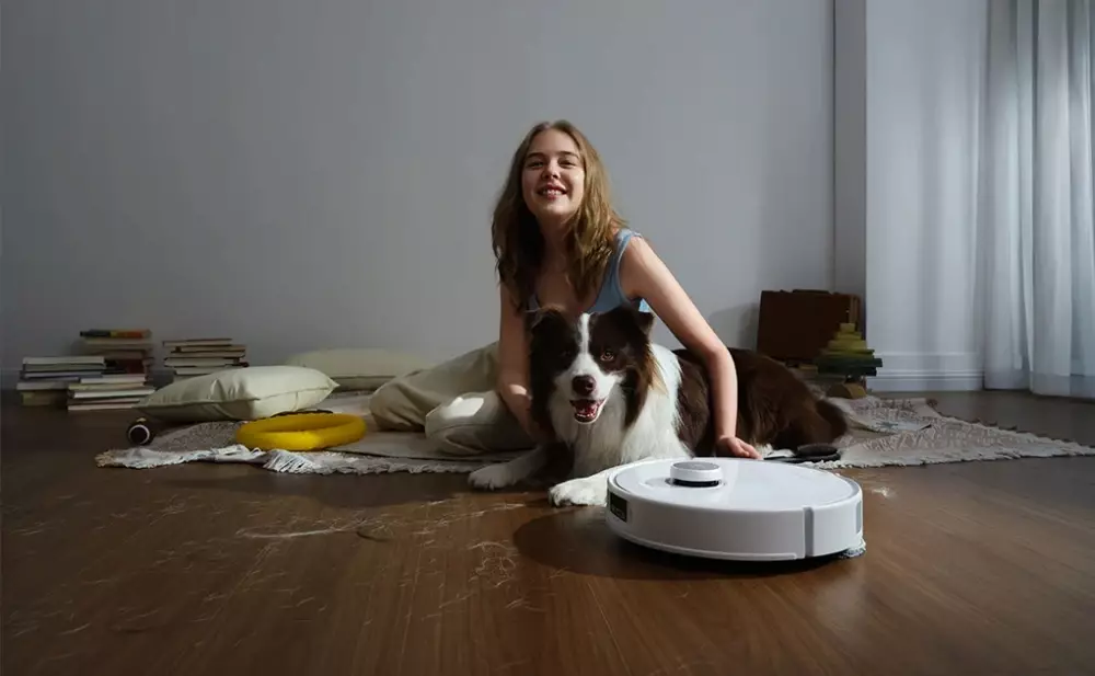 Обзор Roborock Qrevo EdgeC: Инновационный робот-пылесос для безупречной уборки и поддержания чистоты вашего дома, белый.