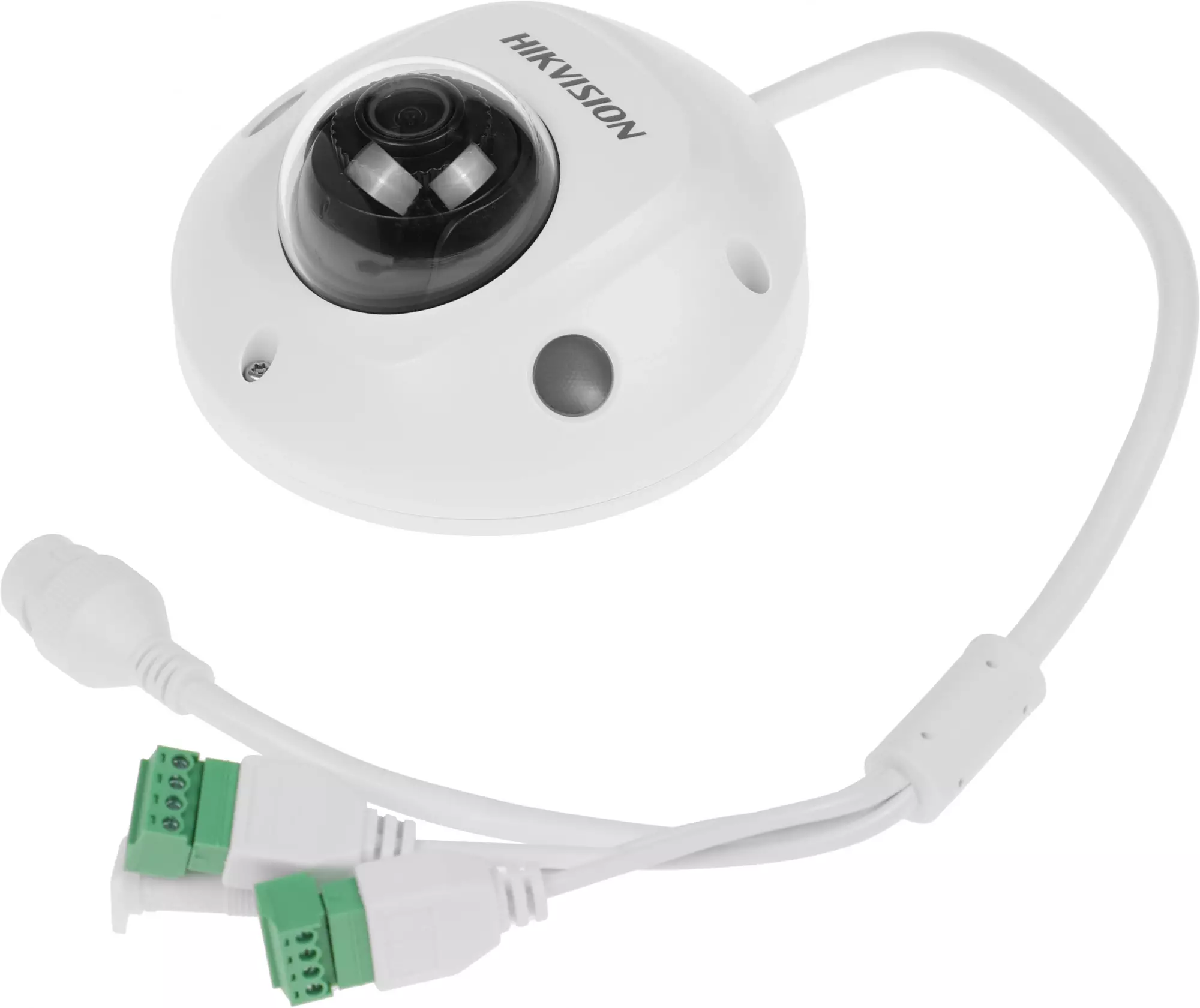 Обзор камеры видеонаблюдения Hikvision DS-2CD2543G2-IWS: надежная защита и превосходное качество изображения в компактном корпусе белого цвета.