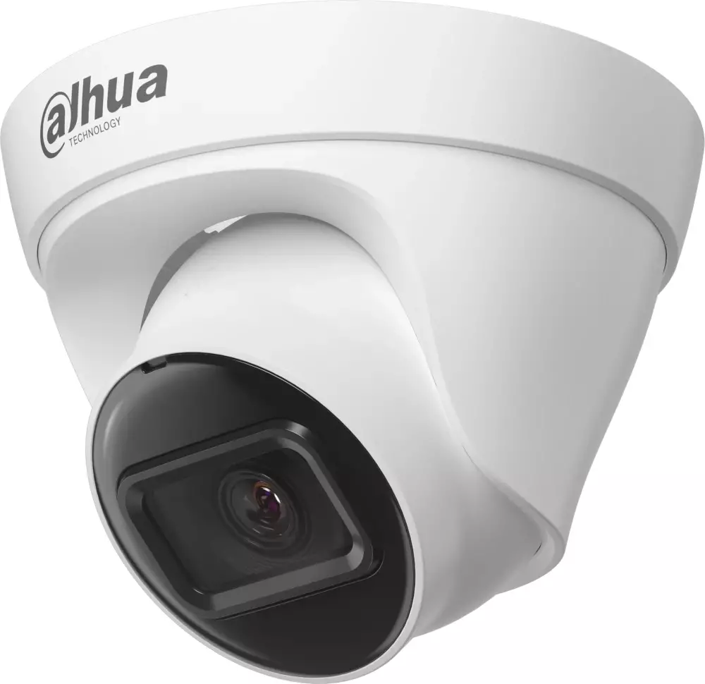 Обзор камеры видеонаблюдения Dahua DH-IPC-HDW1431T1P-0360B-S6: надежная защита с фиксированным фокусным расстоянием 3.6мм в белом корпусе.