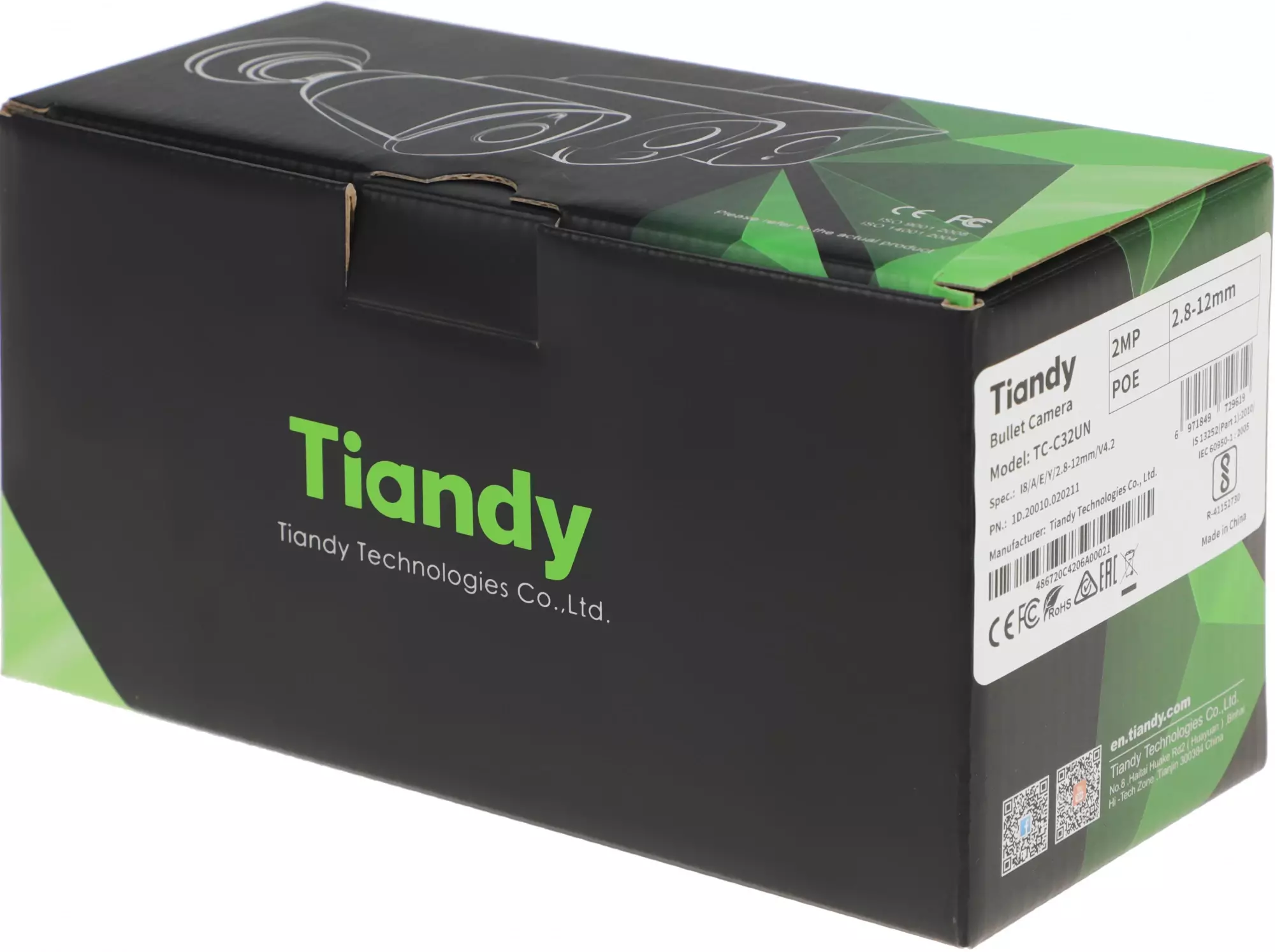 Обзор камеры видеонаблюдения Tiandy Lite TC-C32UN I8: универсальное решение с переменным фокусным расстоянием для надежной охраны.