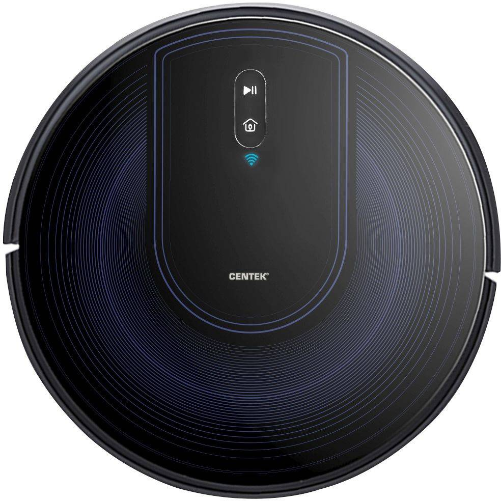 Обзор робота-пылесоса Centek CT-2720: стильный и эффективный помощник для поддержания чистоты в вашем доме, черный/синий.