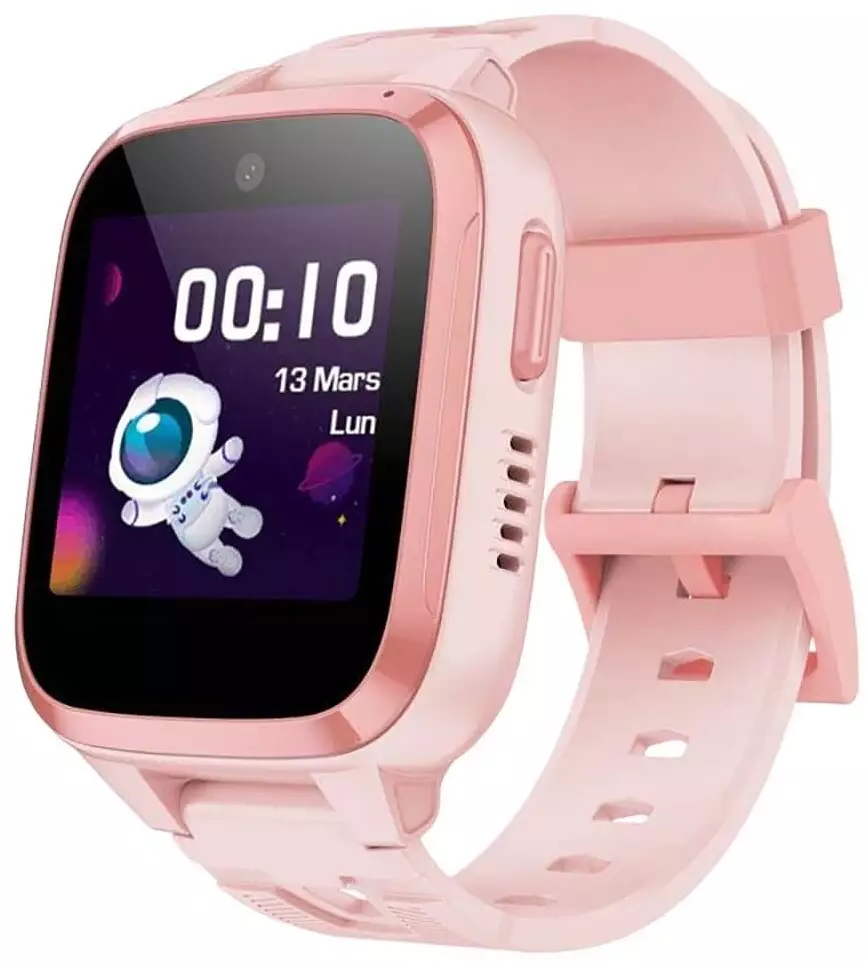 Обзор детских смарт-часов HONOR Kids Watch 4G: безопасность, связь и развлечения для вашего ребенка в стильном розовом корпусе.