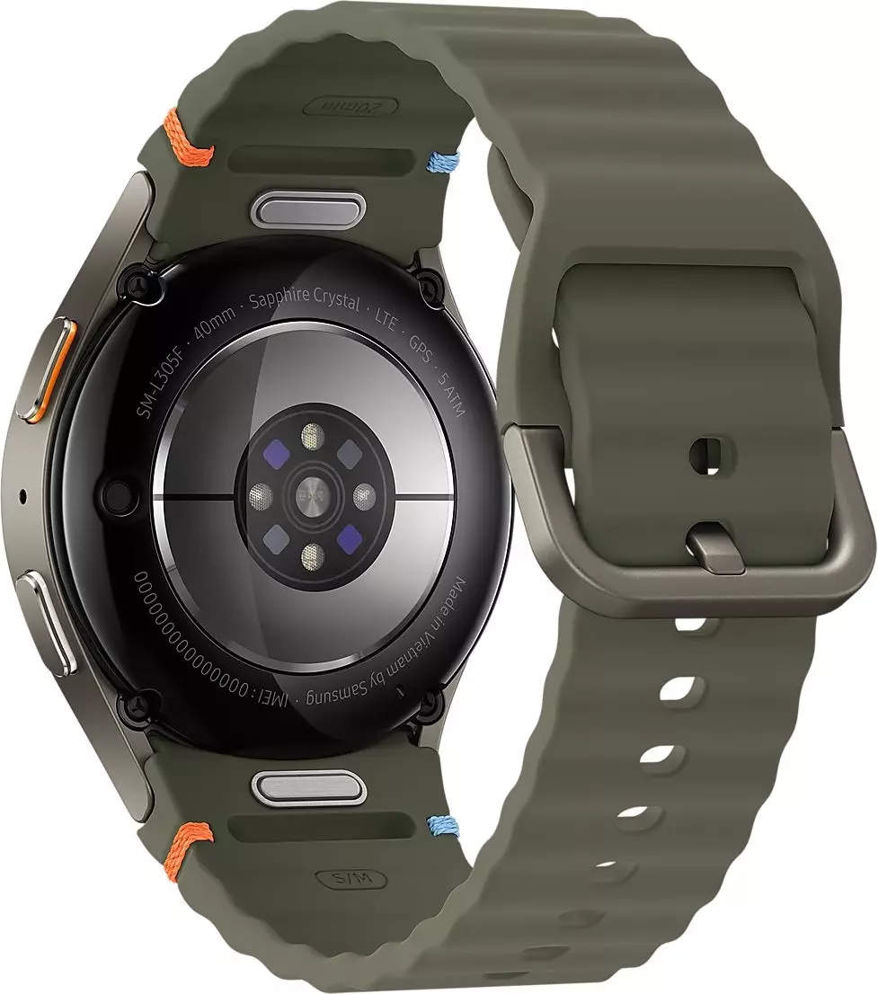 Обзор смарт-часов SAMSUNG Galaxy Watch 7 LTE: стильный дизайн, расширенные функции и возможности подключения в зеленом цвете.