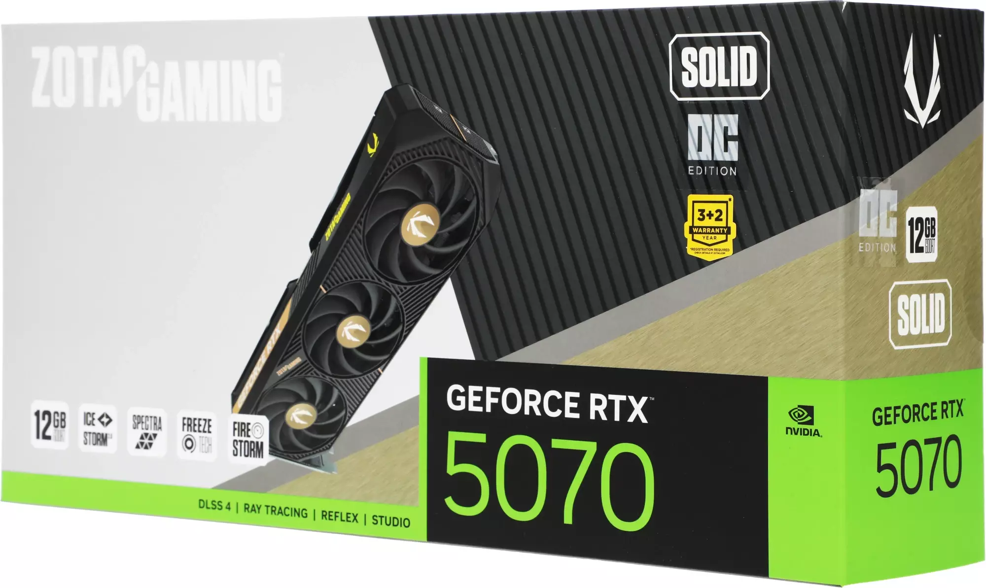 Zotac RTX 5070 SOLID OC: Обзор мощной видеокарты с 12 ГБ памяти для бескомпромиссного гейминга и требовательных задач.