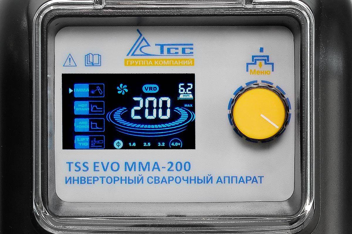 Обзор сварочного аппарата ТСС EVO MMA-200: надежный инструмент для профессиональной и бытовой сварки, характеристики и преимущества.