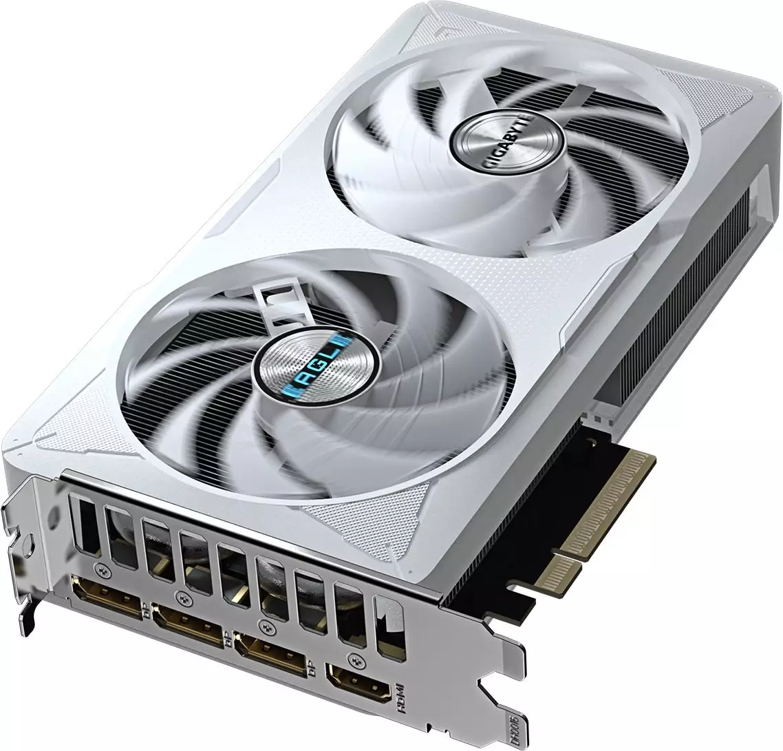 Обзор видеокарты Gigabyte GeForce RTX 3050 EAGLE OC ICE: Холодная мощь для игр и творчества в элегантном исполнении.