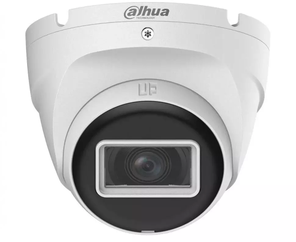 Обзор камеры видеонаблюдения Dahua DH-HAC-T2A21P-U: надежная защита с фиксированным фокусным расстоянием 2.8мм в элегантном белом корпусе.