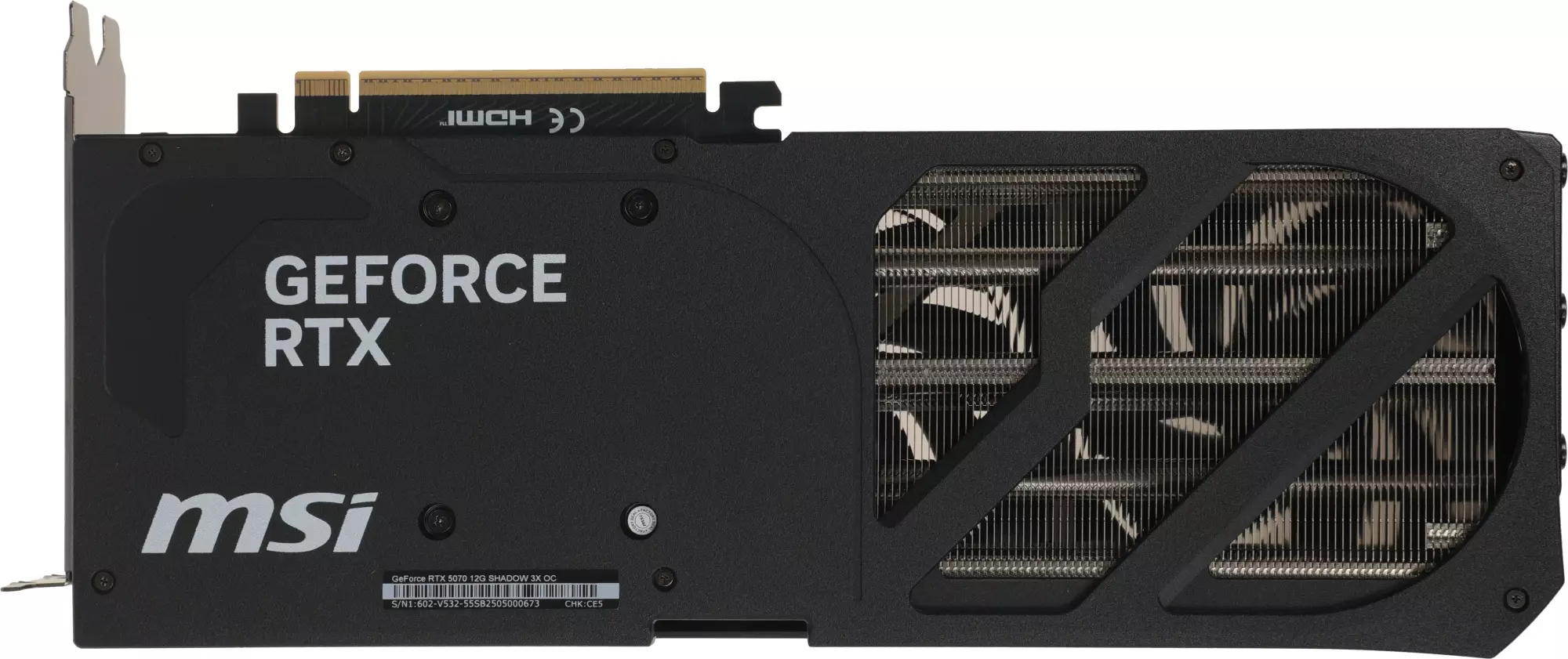 MSI RTX 5070 SHADOW 3X OC: Обзор мощной видеокарты с 12 ГБ памяти для бескомпромиссного гейминга и профессиональных задач.
