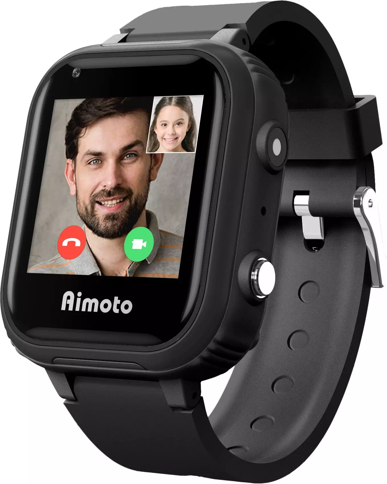 Обзор умных часов КНОПКА ЖИЗНИ Aimoto Pro 4G: надежная защита и связь для вашего ребенка в стильном черном корпусе.