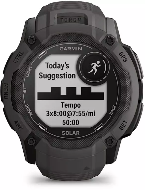 Обзор смарт-часов GARMIN Instinct 2X Solar: надежный спутник для экстремальных приключений и активного образа жизни в черном исполнении
