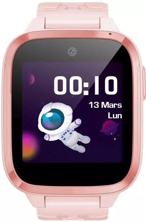 Обзор детских смарт-часов HONOR Kids Watch 4G: безопасность, связь и развлечения для вашего ребенка в стильном розовом корпусе.