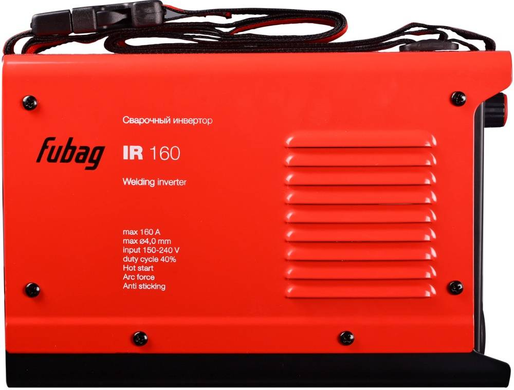 Обзор сварочного аппарата Fubag IR 160: надежный инструмент для качественной сварки в бытовых и профессиональных условиях.