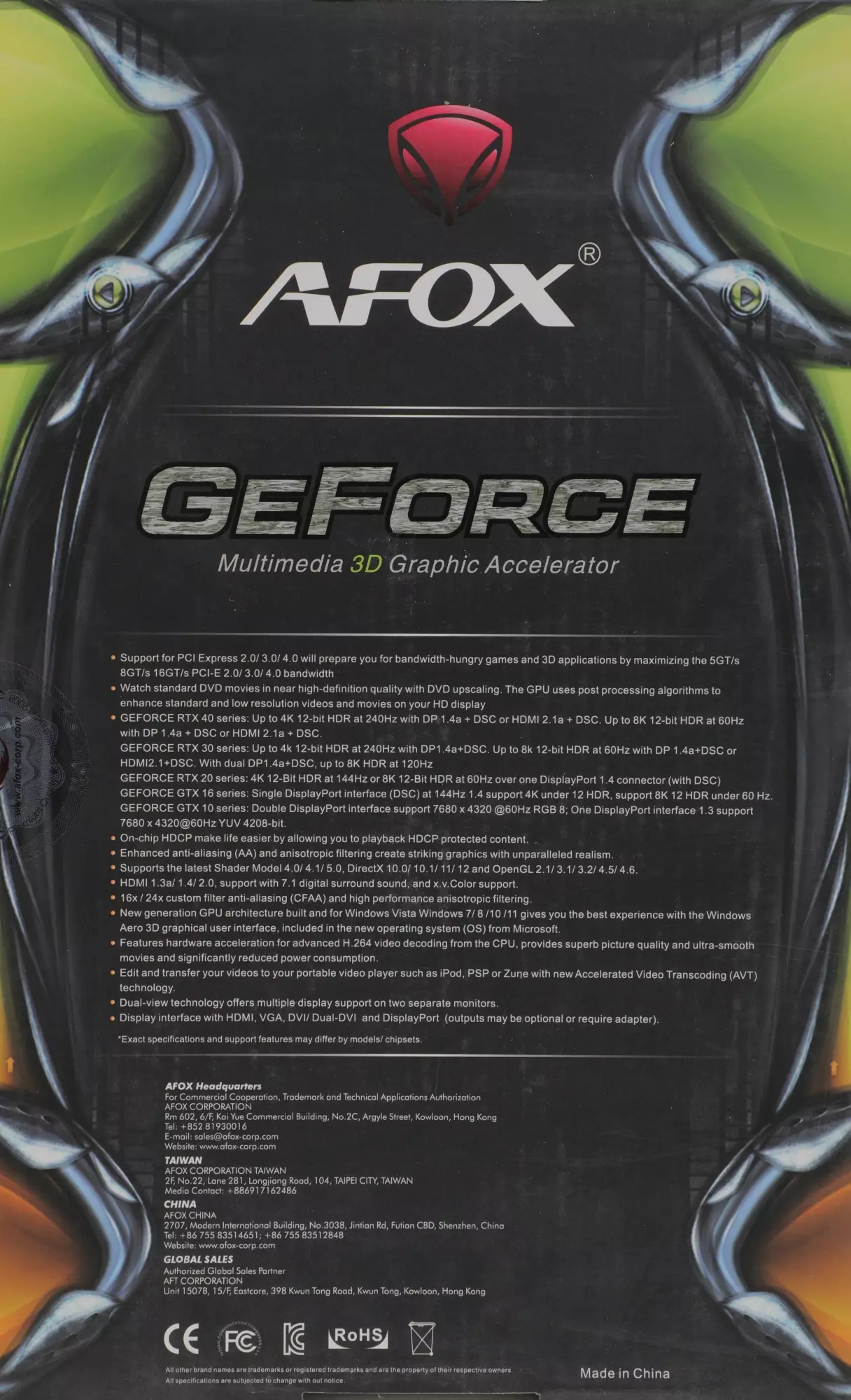 Обзор видеокарты Afox AF1050TI: 4ГБ памяти, производительность и возможности для современных игр и графических приложений.