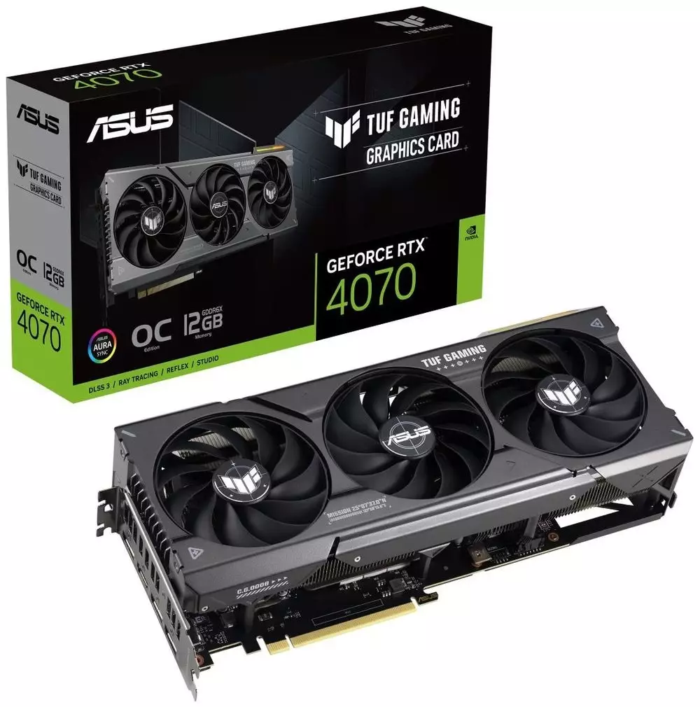 Обзор видеокарты Asus TUF RTX 4070 Gaming OC: мощь и надежность для бескомпромиссного гейминга в разрешении 1440p и выше
