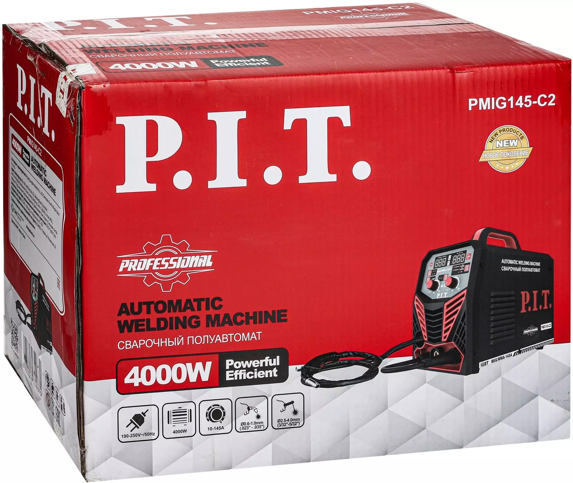 Обзор сварочного полуавтомата P.I.T. PMIG145-C2: надежный инструмент для сварки в домашних условиях и небольших мастерских.