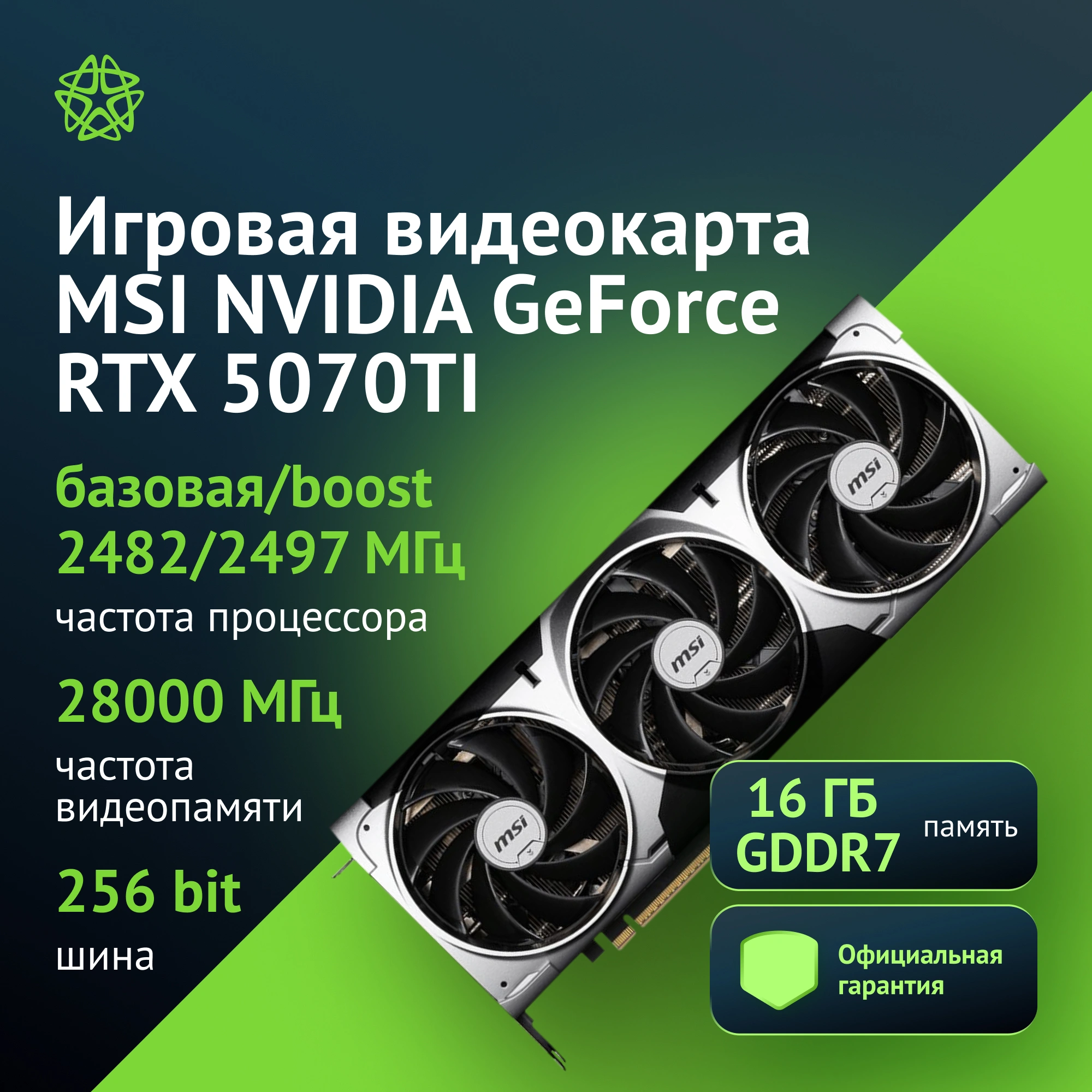 Обзор MSI RTX 5070 Ti VENTUS 3X OC: 16 ГБ Мощности для Игр и Профессиональных Задач. Тестирование и Анализ Производительности