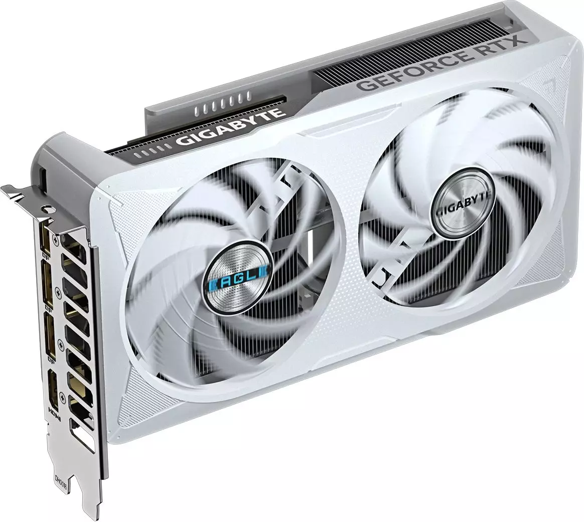 Обзор видеокарты Gigabyte GeForce RTX 3050 EAGLE OC ICE: Холодная мощь для игр и творчества в элегантном исполнении.