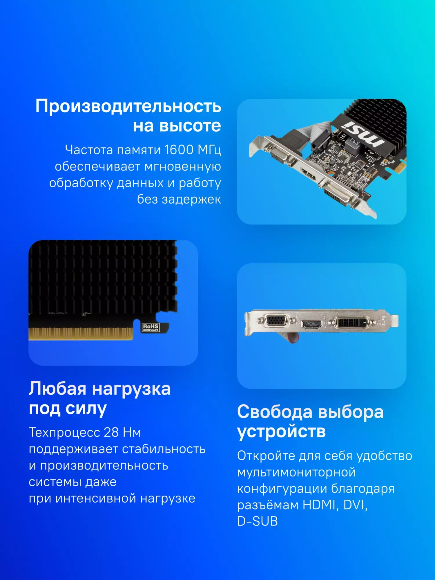 MSI GeForce GT 710: Обзор бюджетной видеокарты для офисных задач и мультимедиа - стоит ли она своих денег?